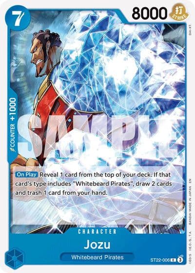 Jozu Starter Deck 22: Ace & Newgate One Piece card