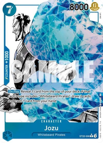 Jozu Parallel Starter Deck 22: Ace & Newgate One Piece card