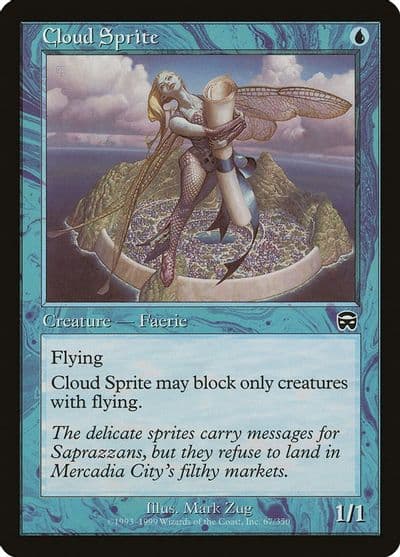 Cloud Sprite Mercadian Masques Magic card