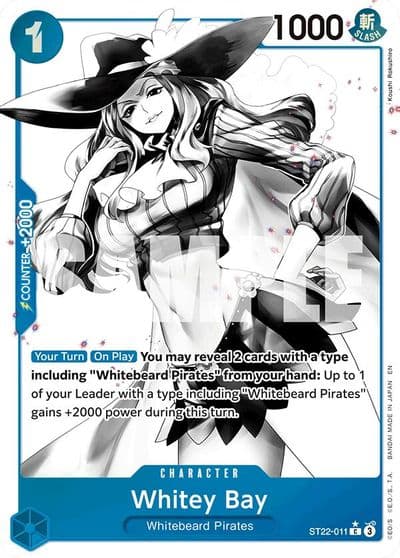 Whitey Bay Parallel Starter Deck 22: Ace & Newgate One Piece card