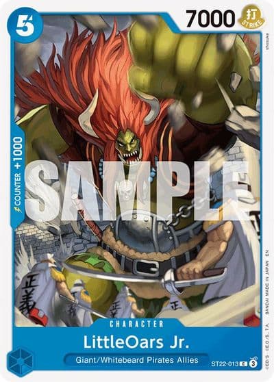 LittleOars Jr Starter Deck 22: Ace & Newgate One Piece card