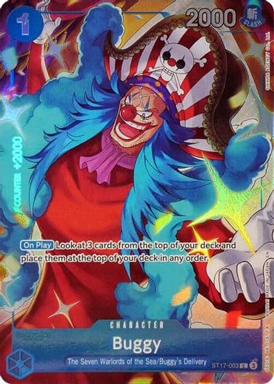 Buggy Seven Warlords of the Sea Binder Set One Piece Promotion Cards One Piece card