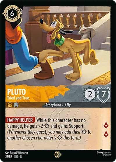 Pluto Tried and True Disney Lorcana Promo Cards Lorcana card
