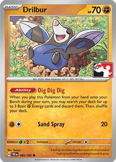 Drilbur Prize Pack Series Cards Pokemon card