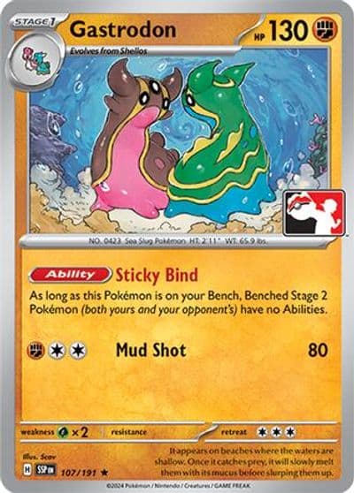 Gastrodon Prize Pack Series Cards Pokemon card