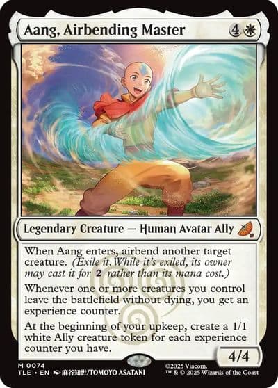 Aang Airbending Master Avatar: The Last Airbender: Eternal-Legal Magic card