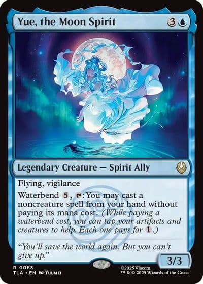 Yue the Moon Spirit Avatar: The Last Airbender Magic card