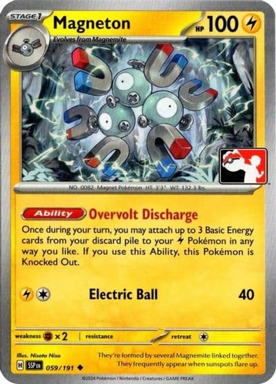 Magneton Prize Pack Series Cards Pokemon card
