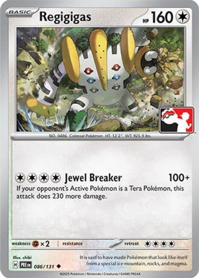 Regigigas Prize Pack Series Cards Pokemon card