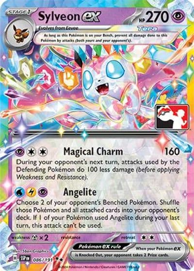 Sylveon ex Prize Pack Series Cards Pokemon card
