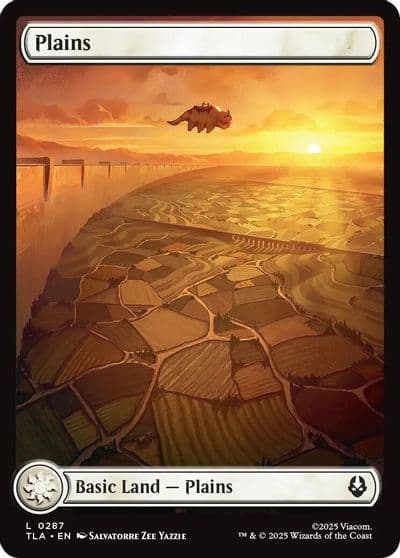 Plains 0287 Avatar: The Last Airbender Magic card