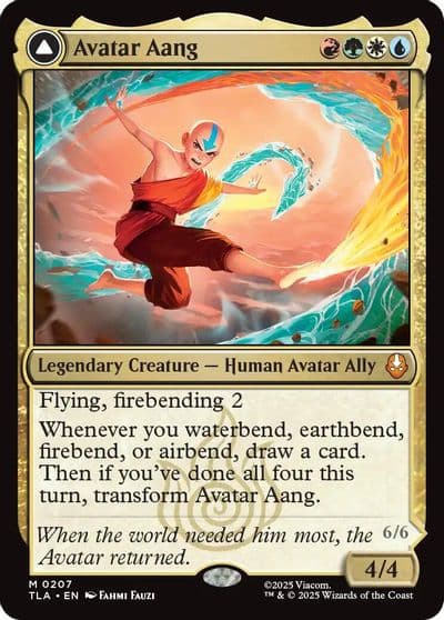 Avatar Aang Avatar: The Last Airbender Magic card