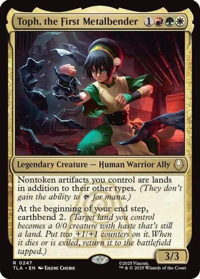 Toph the First Metalbender Avatar: The Last Airbender Magic card