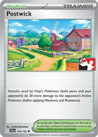 Postwick Prize Pack Series Cards Pokemon card