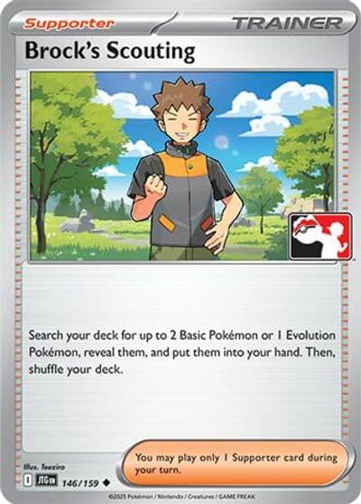 Brock's Scouting Prize Pack Series Cards Pokemon card