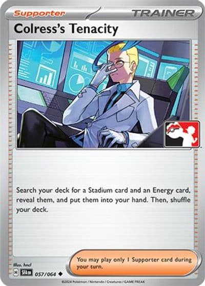Colress's Tenacity (Duplicate) Prize Pack Series Cards Pokemon card