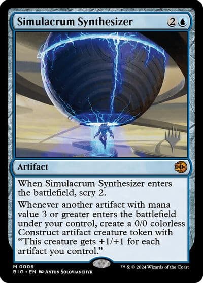 Simulacrum Synthesizer Promo Pack: Edge of Eternities Magic card