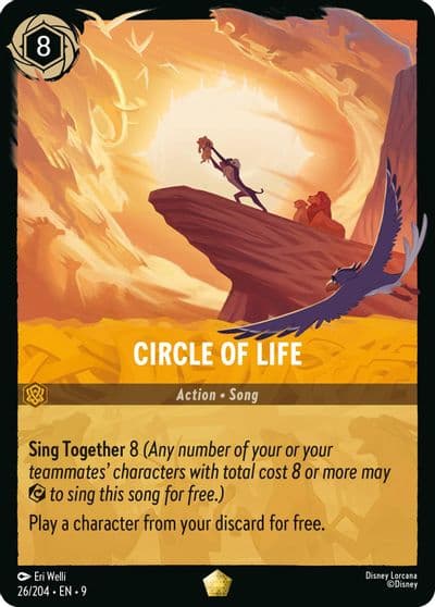 Circle of Life Fabled Lorcana card