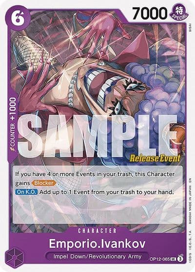 EmporioIvankov 065 Legacy of the Master Release Event Cards One Piece card