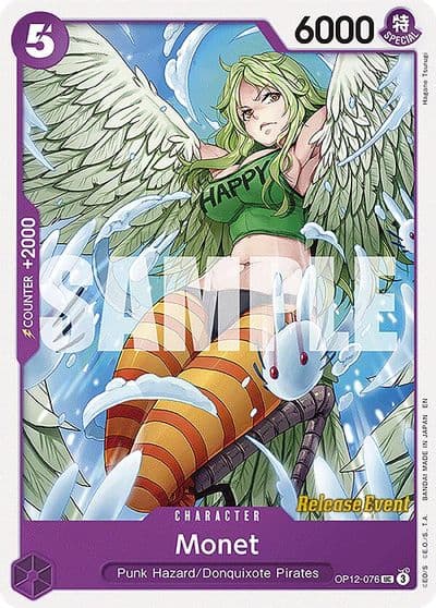Monet Legacy of the Master Release Event Cards One Piece card