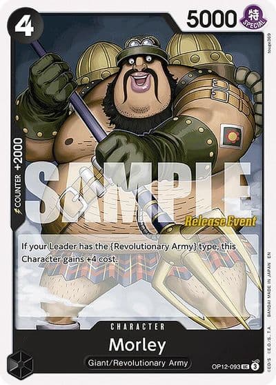 Morley Legacy of the Master Release Event Cards One Piece card
