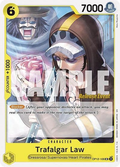 Trafalgar Law 106 Legacy of the Master Release Event Cards One Piece card