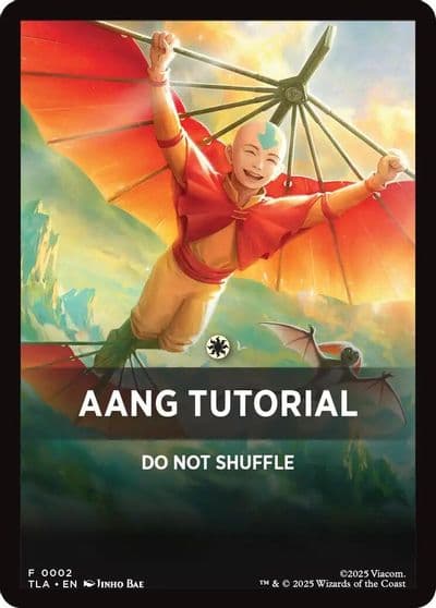 Aang Tutorial Theme Card Avatar: The Last Airbender Magic card