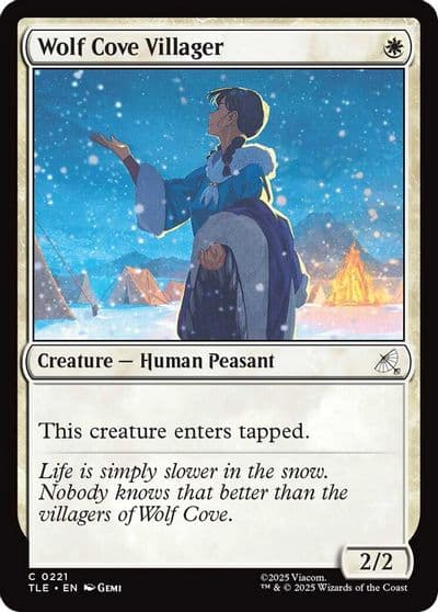 Wolf Cove Villager 0221 Avatar: The Last Airbender: Eternal-Legal Magic card