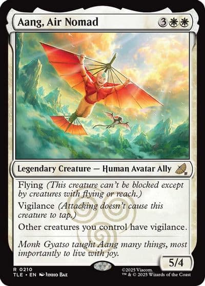Aang Air Nomad 0210 Avatar: The Last Airbender: Eternal-Legal Magic card