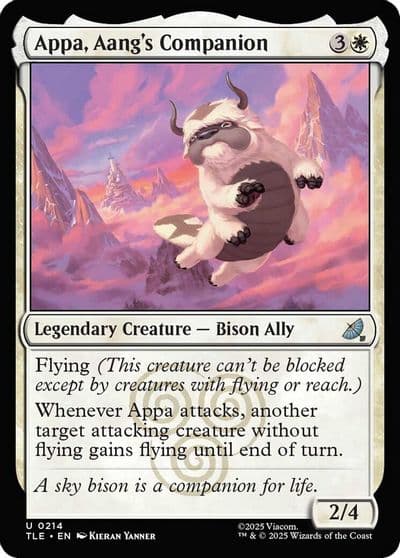 Appa Aangs Companion 0214 Avatar: The Last Airbender: Eternal-Legal Magic card