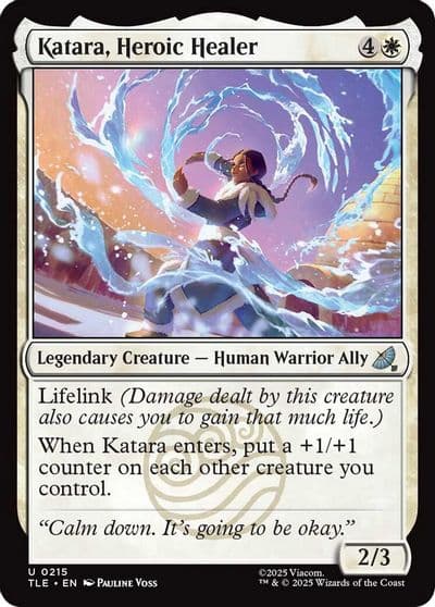 Katara Heroic Healer 0215 Avatar: The Last Airbender: Eternal-Legal Magic card