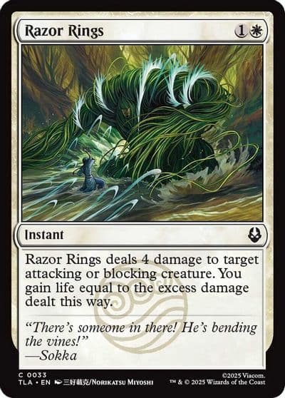 Razor Rings Avatar: The Last Airbender Magic card