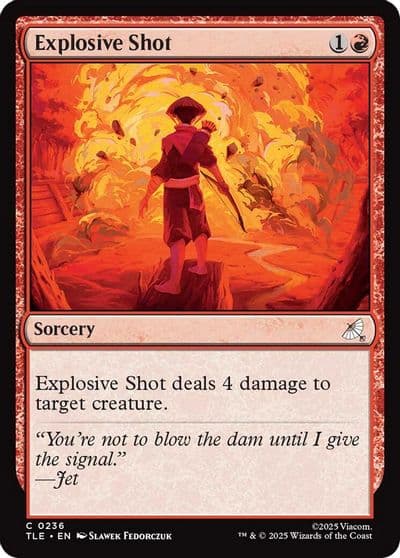 Explosive Shot 0236 Avatar: The Last Airbender: Eternal-Legal Magic card