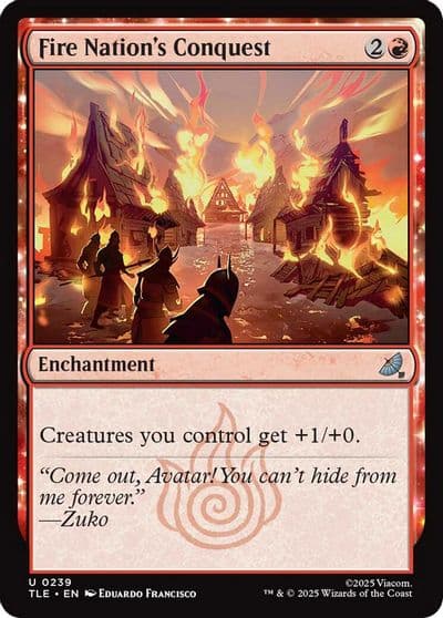 Fire Nations Conquest 0239 Avatar: The Last Airbender: Eternal-Legal Magic card