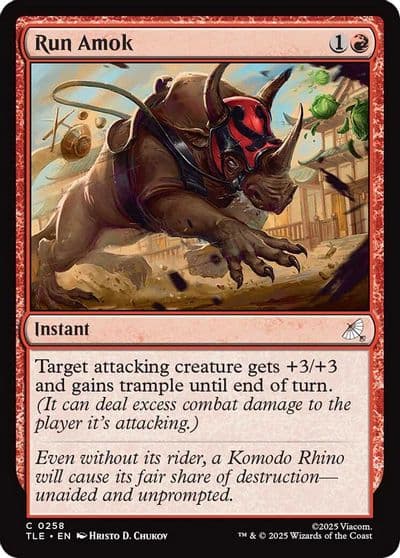 Run Amok 0258 Avatar: The Last Airbender: Eternal-Legal Magic card