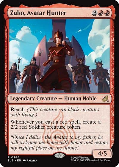 Zuko Avatar Hunter 0246 Avatar: The Last Airbender: Eternal-Legal Magic card