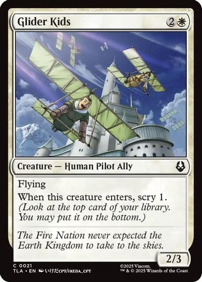 Glider Kids Avatar: The Last Airbender Magic card