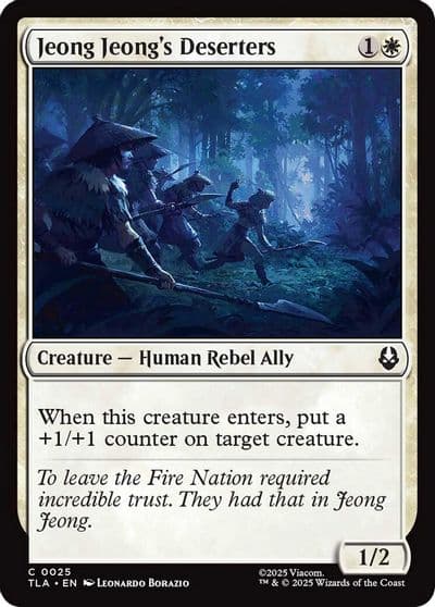 Jeong Jeongs Deserters Avatar: The Last Airbender Magic card
