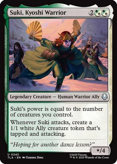 Suki Kyoshi Warrior Avatar: The Last Airbender Magic card