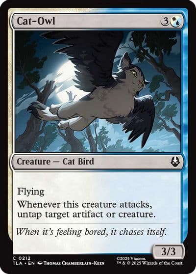 Cat Owl Avatar: The Last Airbender Magic card