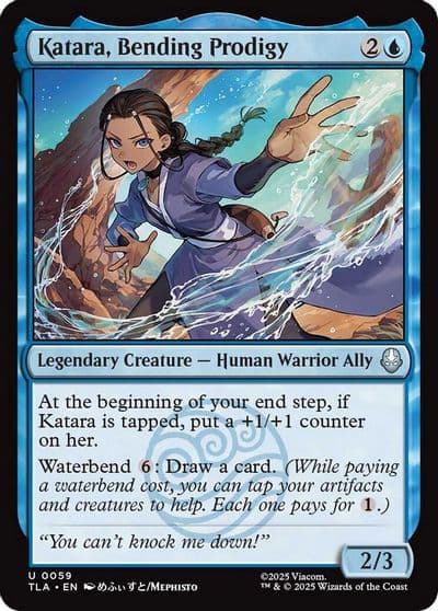 Katara Bending Prodigy Avatar: The Last Airbender Magic card