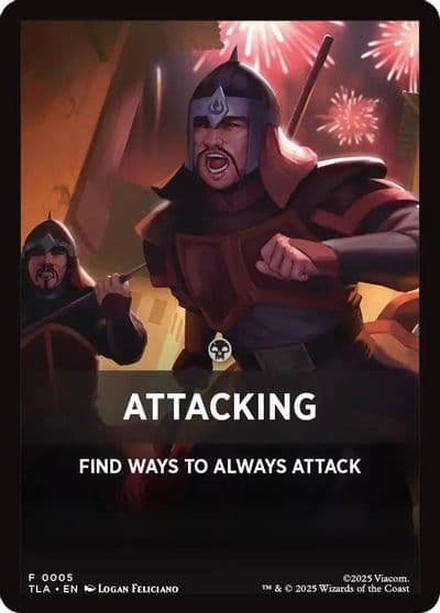 Attacking Theme Card Avatar: The Last Airbender Magic card