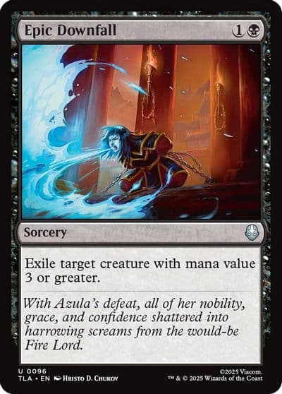 Epic Downfall Avatar: The Last Airbender Magic card