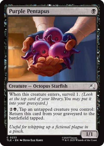 Purple Pentapus Avatar: The Last Airbender: Eternal-Legal Magic card