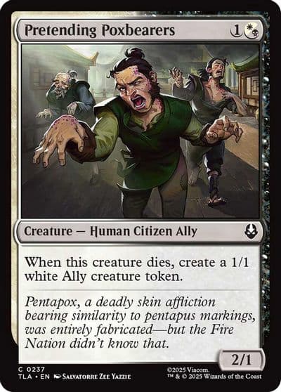 Pretending Poxbearers Avatar: The Last Airbender Magic card