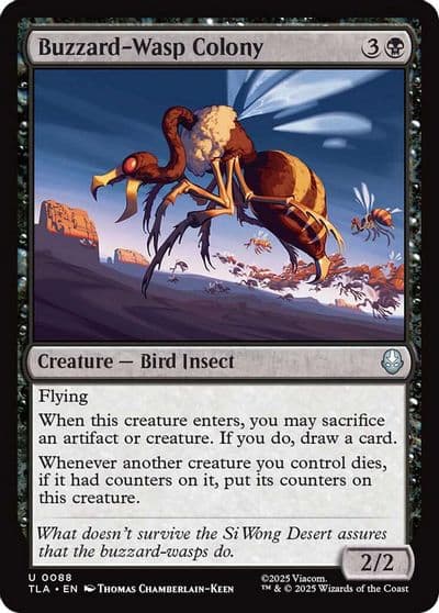 Buzzard Wasp Colony Avatar: The Last Airbender Magic card