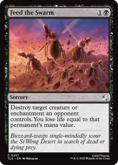 Feed the Swarm Avatar: The Last Airbender: Eternal-Legal Magic card