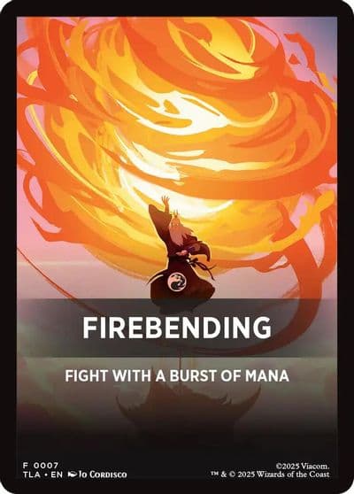 Firebending Theme Card 0007 Avatar: The Last Airbender Magic card