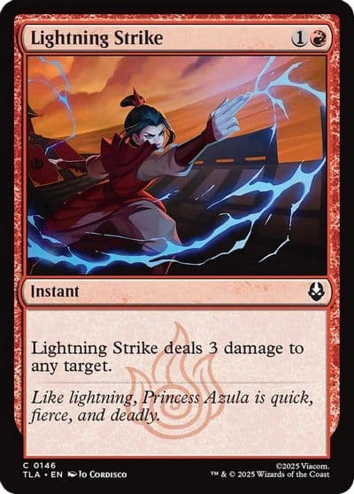 Lightning Strike Avatar: The Last Airbender Magic card