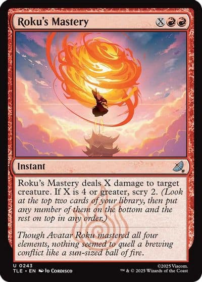 Rokus Mastery Avatar: The Last Airbender: Eternal-Legal Magic card